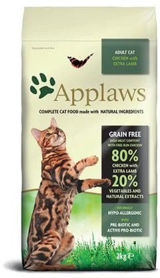 Applaws Sucha karma dla dorosłych kotów Kurczak z jagnięciną 2kg