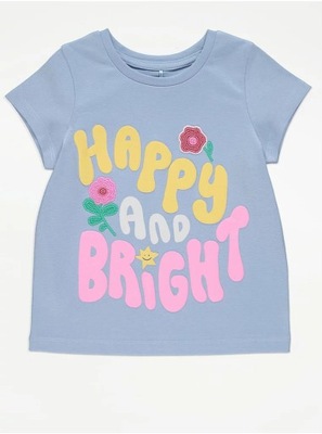 GEORGE t-shirt bluzeczka Happy And Bright 98-104