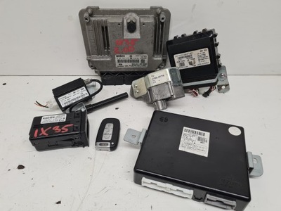 Hyundai ix35 бортовий комп'ютер набір 2,0crdi 39101-2f250 фото №1