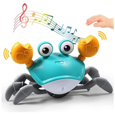 Oglądasz: Interaktywna zabawka chodząca krabek z muzyką i światłami – Craby