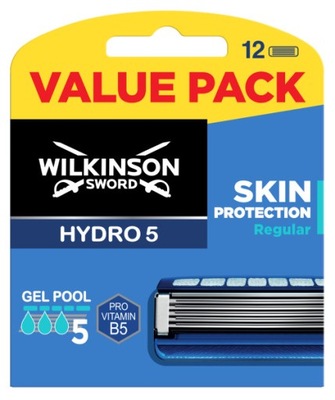 Wilkinson Hydro 5 Regular do golenia 12 wkładów