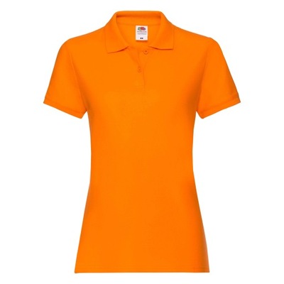 FRUIT DAMSKA KOSZULKA POLO PREMIUM ORANGE XL