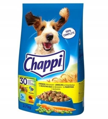 Chappi Sucha Karma dla psa drób warzywa 2,7 kg