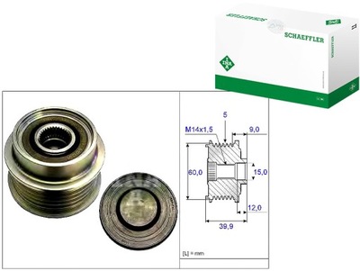 Сцепление генератор toyota yaris verso 1.4 d-4d фото №1