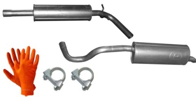 Skoda rapid 1.4 tsi 90kw 2012-5/2015 гаситель средний + гаситель конечный фото №1