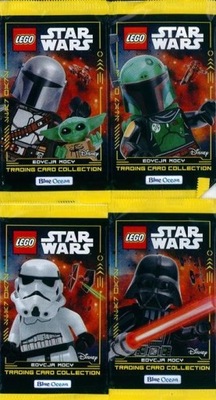 6 SASZETEK Z KARTAMI LEGO STAR WARS seria 4