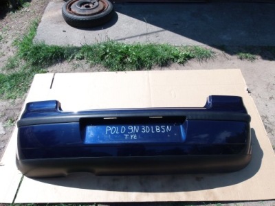 Бампер задня lb5n vw polo 9n iv eu 3 двері фото №1