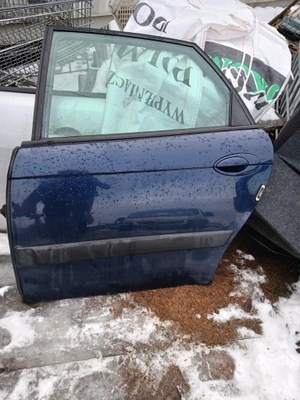 Дверь левый задняя citroen c5 i hb niebieskie kpkd фото №1