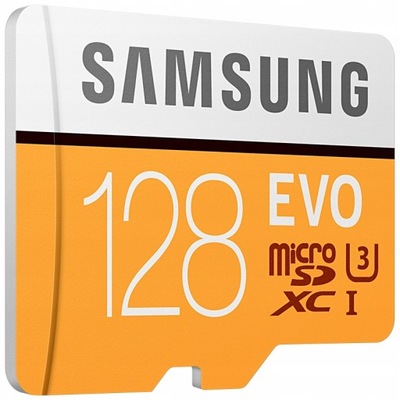 SAMSUNG 128GB MEMORY CARD EVO micro SD