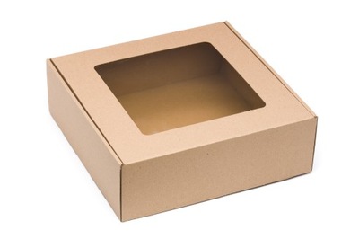 Pudełko z okienkiem 300x300x100 fasonowe