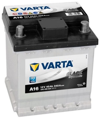 BATERÍA VARTA BLACK A16 12V 40AH 340A P+ RAD-OM  