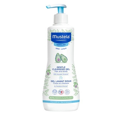 Mustela Bebe delikatny żel do mycia ciała i włosów 750 ml