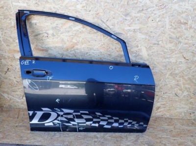 Vw golf vii двері праве передні перед фото №1