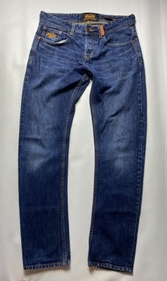 SUPERDRY Super Dry Copperfill Loose Spodnie Jeansy W 30 L 31