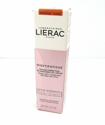 DIOPTIFATIGUE LIERAC ŻEL-KREM POD OCZY 15ML