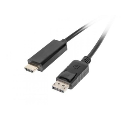 Kabel Lanberg DisplayPort - HDMI M/M 3M czarny