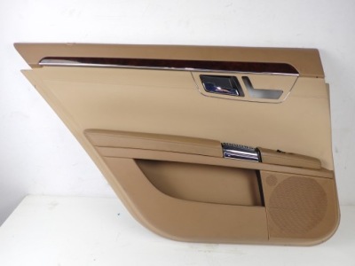 Обшивка дверь левый задняя mercedes s500 w221 europa фото №1
