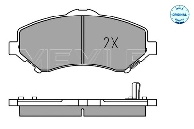 MEYLE ZAPATAS DE FRENADO PARTE DELANTERA Z ALMOHADA WYTLUMIAJACA CHRYSLER  