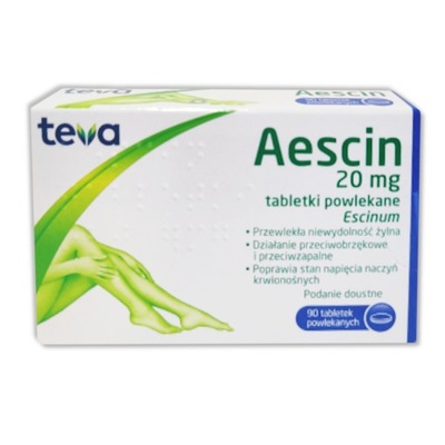 Aescin 20mg 90 tabletek