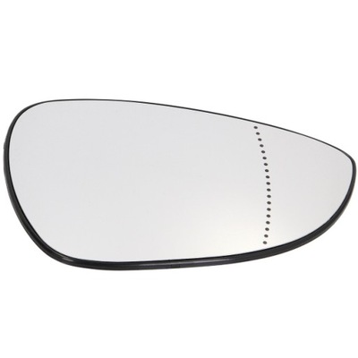 Скло вкладиш дзеркало праве ford fiesta v mk5 фото №1