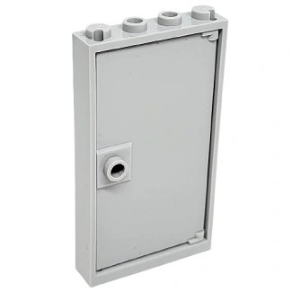 LEGO Drzwi 1 x 4 x 6 z ościeżnicą 60596 + 60616 NOWE