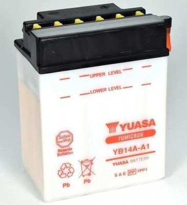 BATERÍA YUASA YB14A-A1 14.7AH 175A  