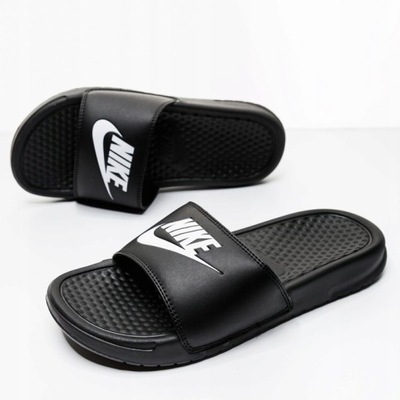 Nike klapki męskie NIKE BENASSI JDI czarne na co dzień 343880-090 r. 40