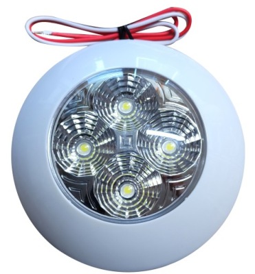 Фара кругла led oświetelnie внутрішнє 12v 24v фото №1