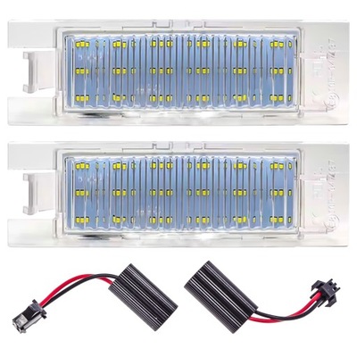 Фонари led подсветка номерного знака регистрационный alfa romeo 159 147 156 mito фото №1