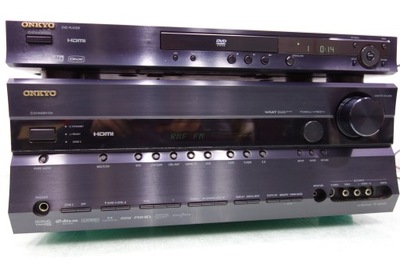 ONKYO=TX-SR605 + DVD=DV-SP404E =GWARANCJA=OKAZJA