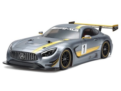 Zdalnie sterowany samochód Mercedes-Amg GT3 TT-02 | Tamiya 58639