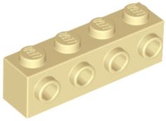 LEGO 1X4 BEŻOWY PIASKOWY TAN Z WYPUSTKAMI NR 30414