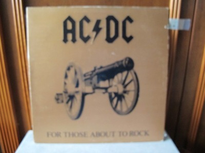 AC/DC - For Those About To Rock LP 1981 Winyl