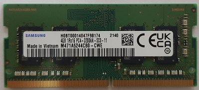 Pamięć RAM DDR4 Samsung M471A5244CB0-CWE 4 GB