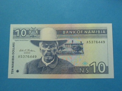 Namibia Banknot 10 Dollars A ! 1993 UNC P-1a