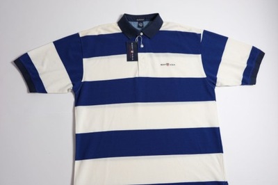 GANT USA__NOWA KOSZULKA POLO STRIPED LOGO__XXL