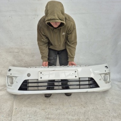 Vw passat cc рестайлінг  r-line 11-16 бампер перед передній sprysk pdc + плита фото №1