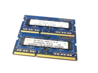 PAMIĘĆ RAM DDR3 HYNIX 2GB 1RX8 PC3-10600S-9-10-B1
