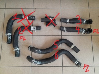 Hyundai i30 3 i30n 2017-23 n 2.0 t пабтрубок  труба шланг радиатора воды фото №1