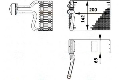Behr hella испаритель кондиционера +gratisy фото №1