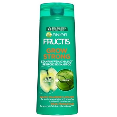 Garnier Fructis Grow Strong szampon wzmacniający do włosów osłabionych i