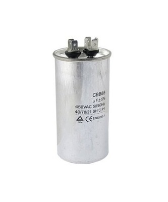 Kondensator silnikowy 1uF 450Vac CBB65