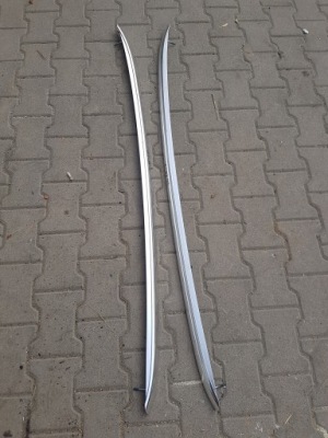 Audi q5 8r рейлинг левый правый крыша крышный хром фото №1