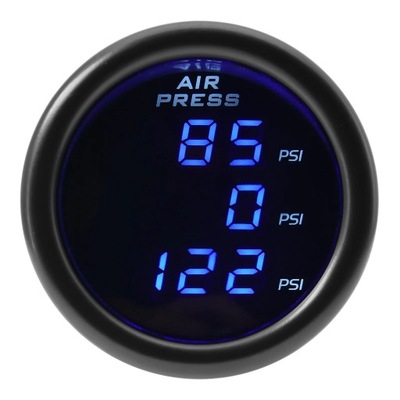 52mm Dual Air Suspension Gauge Ride Pressure 