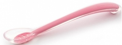 Canpol babies łyżeczka silikonowa różowa