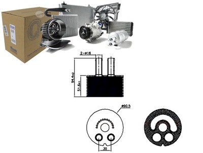 Радиатор масла opel movano a renault espace iii master ii trafic ii фото №1