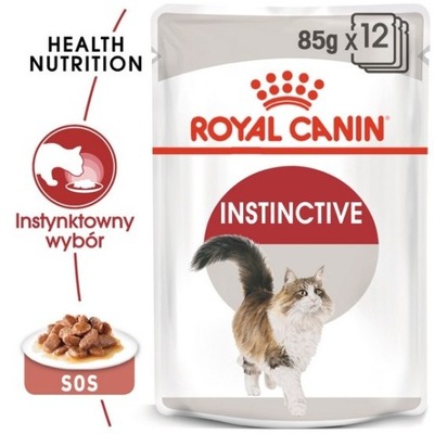 Royal Canin Instinctive w sosie karma mokra dla kotów dorosłych, wybrednych