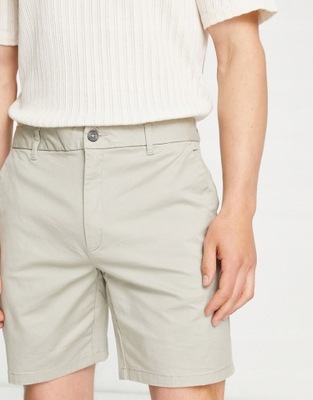 RIVER ISLAND SPODENKI CHINO GŁADKIE W36