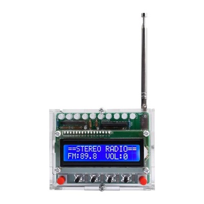 Radio FM 87-108MHz LCD Spektrum Obudowa DIY KIT