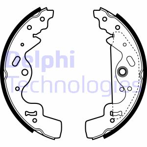 DELPHI LS1941 КОМПЛЕКТ КОЛОДОК ШАЛЬМІВНИХ